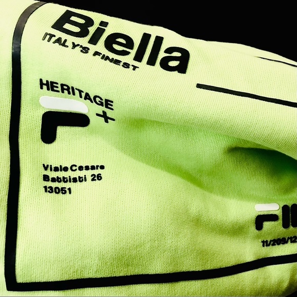 Fila Mack Fleece Crew in Sharp Green - Picture 2 of 5